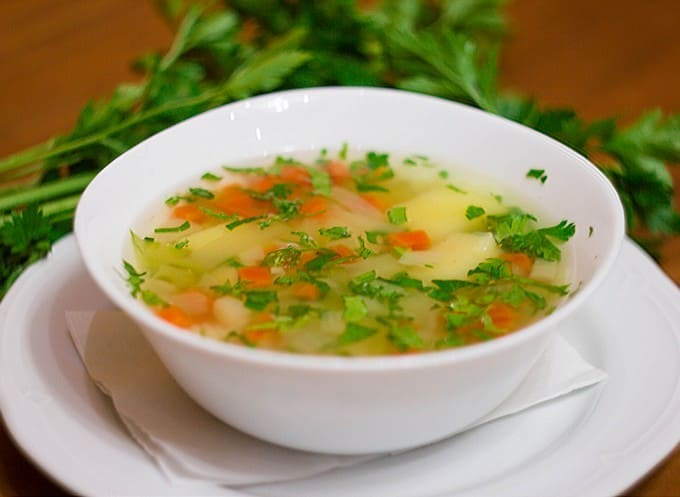 Первое блюдо для худеющих: белковый суп.